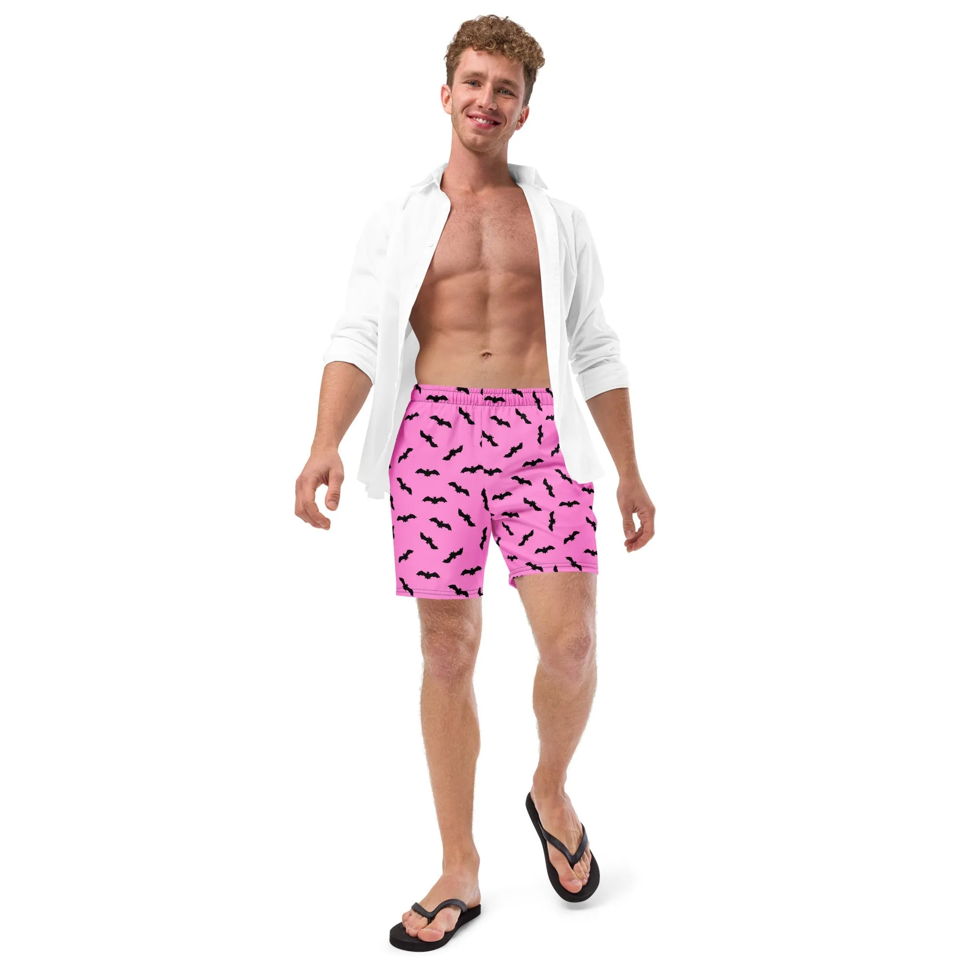 Bat Babe Men's Swim Trunks