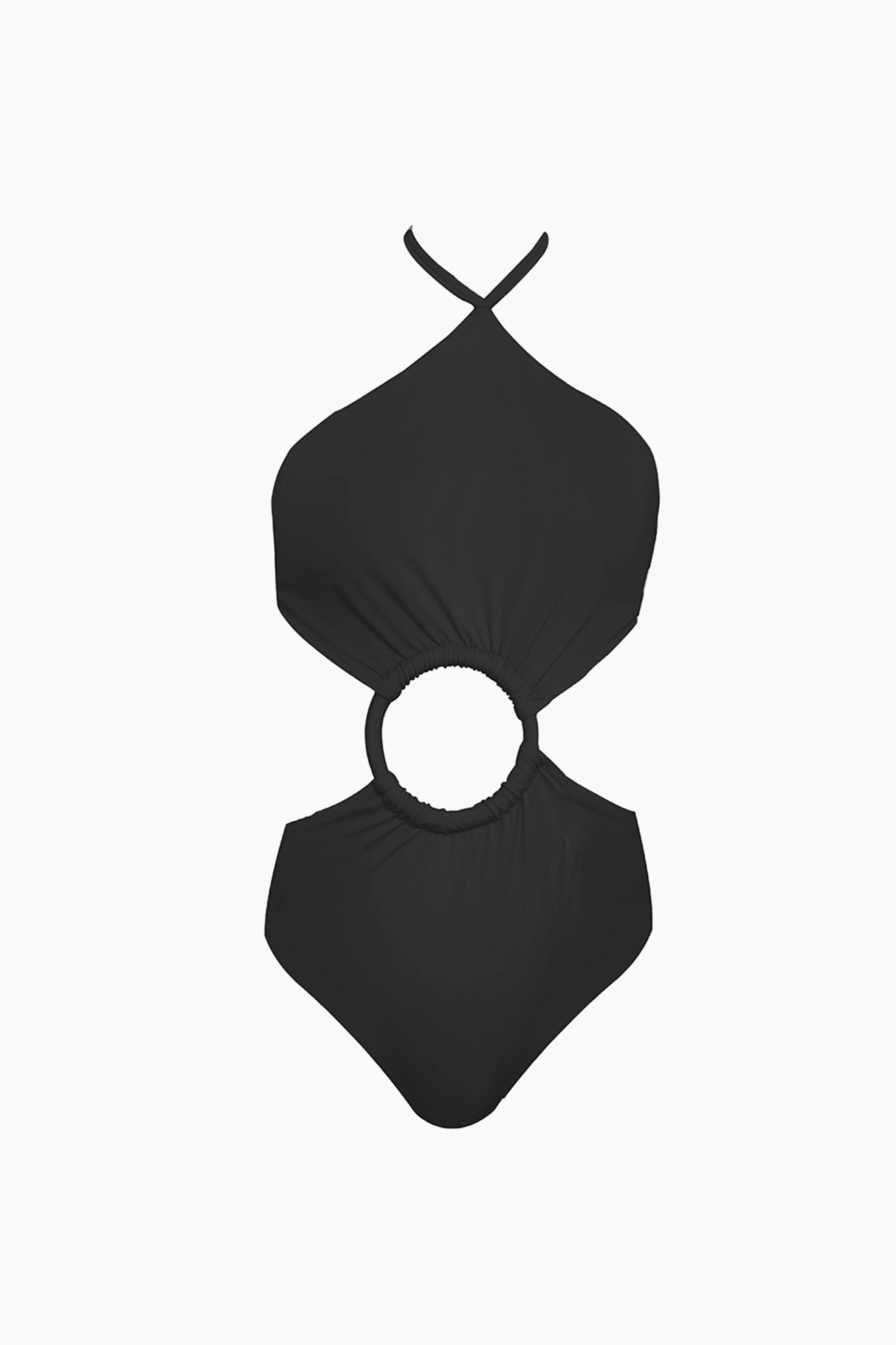 Black Cut-out One-piece