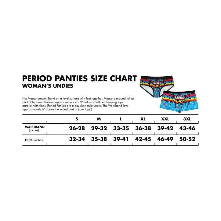 Bleeding Rainbow Period Panties