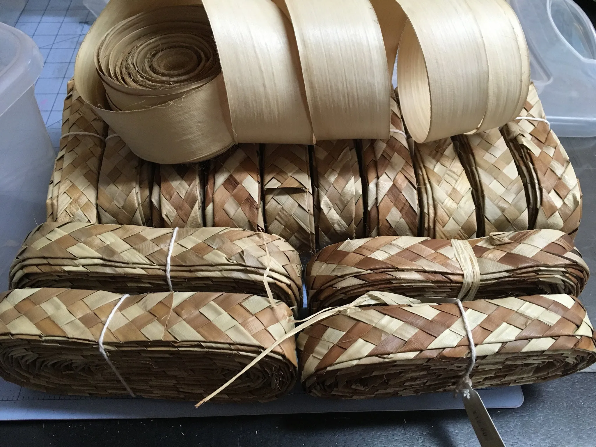 Buri weave- 1" wide, 10 yards long