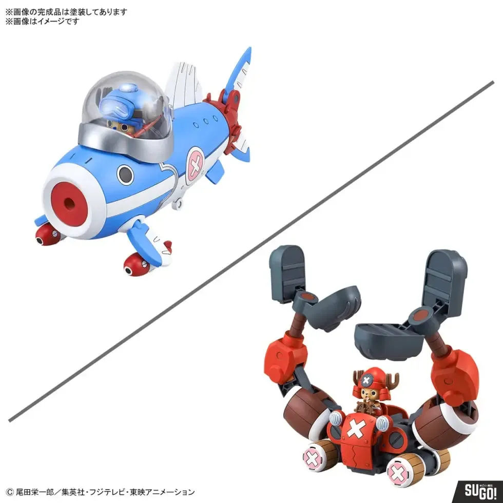 Chopper Robo 3&5 Chopper Submarine & Chopper Crane