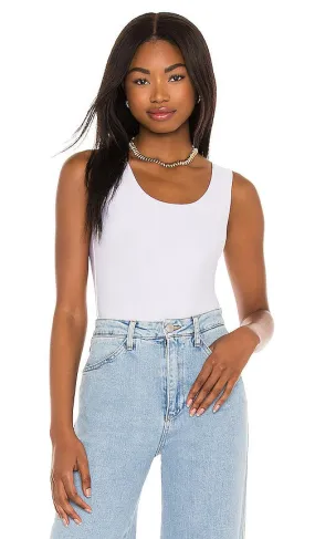Commando Butter Tank Bodysuit in White