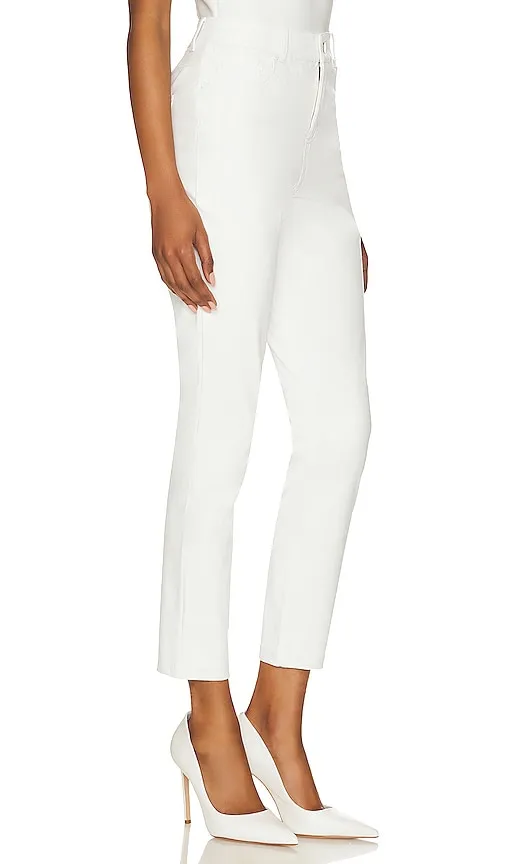 Commando Faux Leather Five Pocket Pant in White
