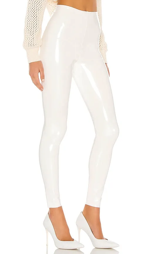 Commando Patent Leggings in White