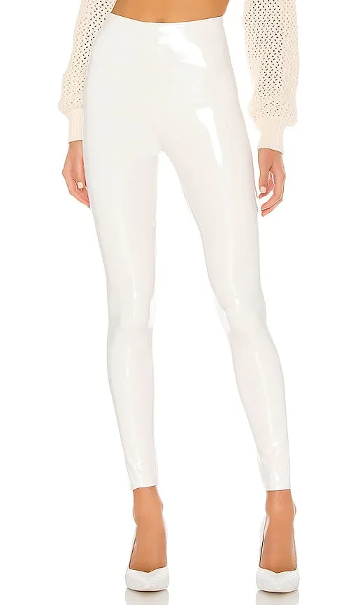 Commando Patent Leggings in White