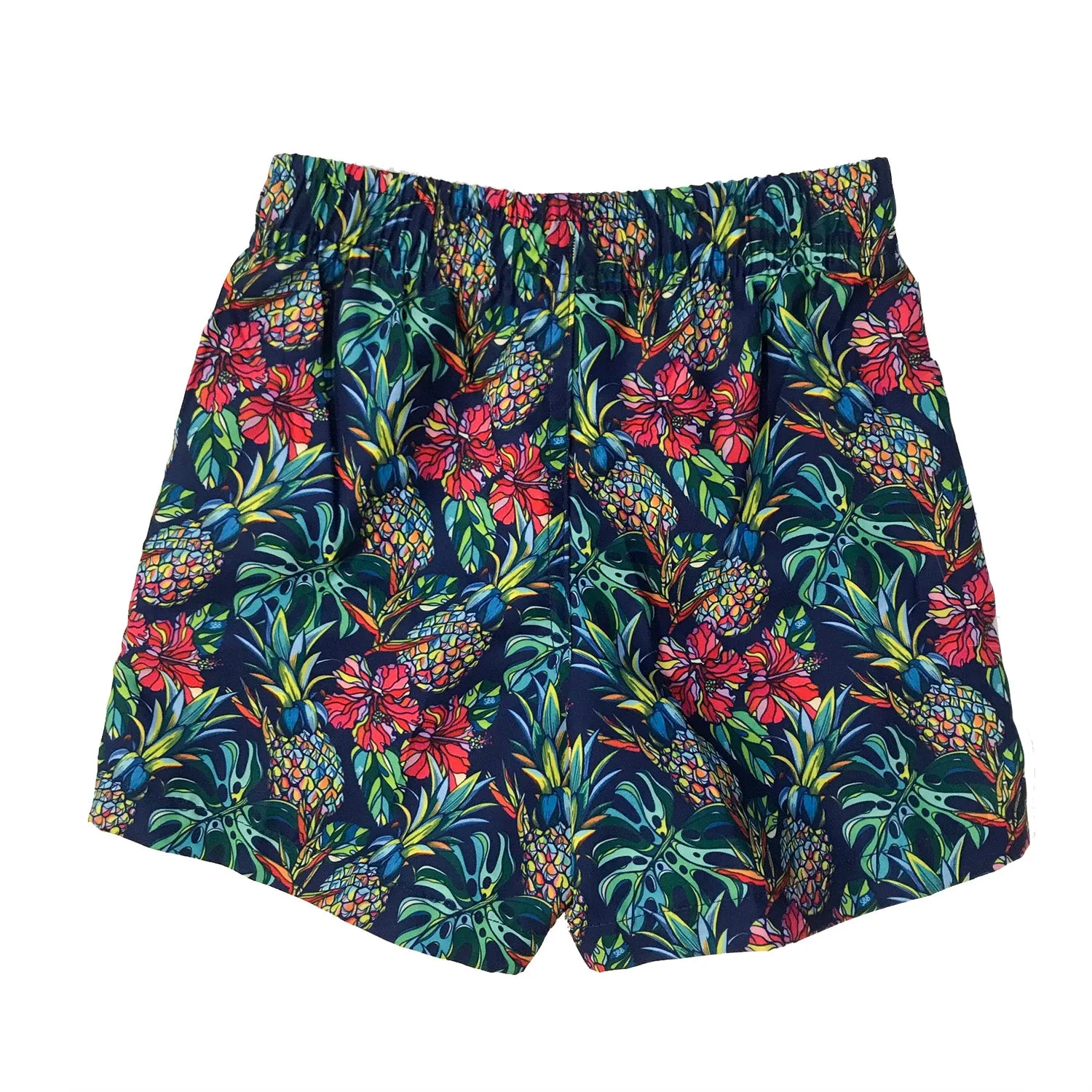 Kids Retro Trunks: Sweet Pineapples