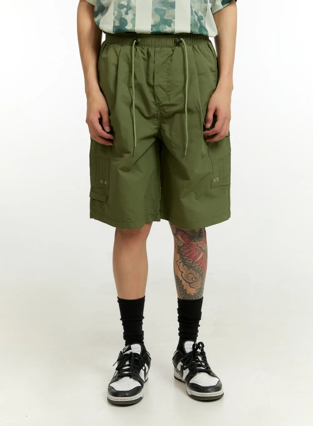 Men's Cargo Cotton Shorts IL412
