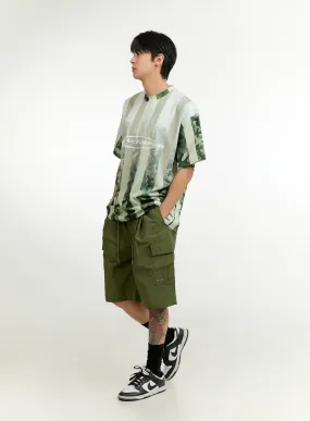 Men's Cargo Cotton Shorts IL412
