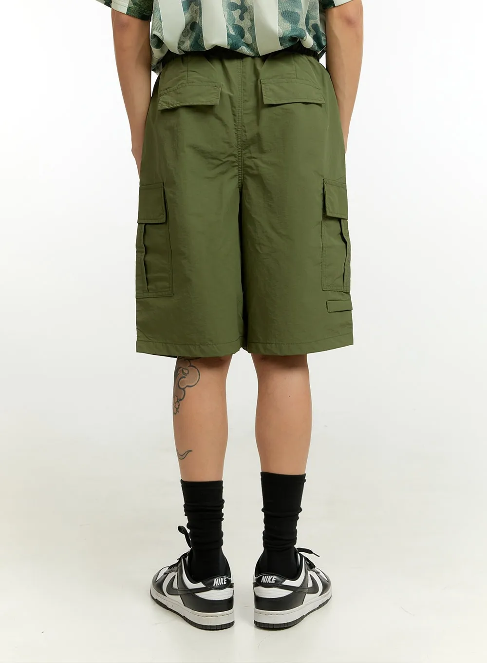 Men's Cargo Cotton Shorts IL412
