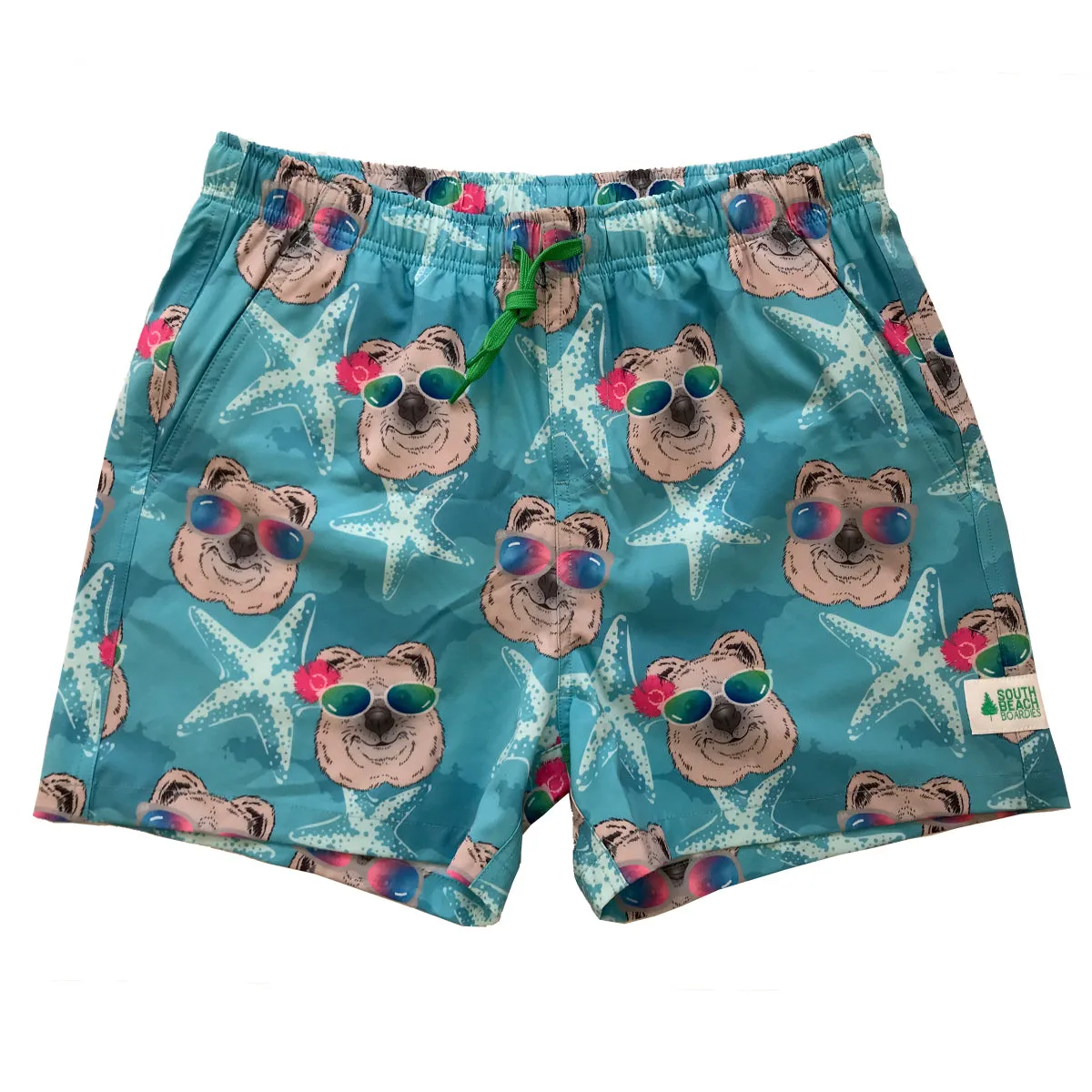 Men's Stretchy Trunks: Quok-Star