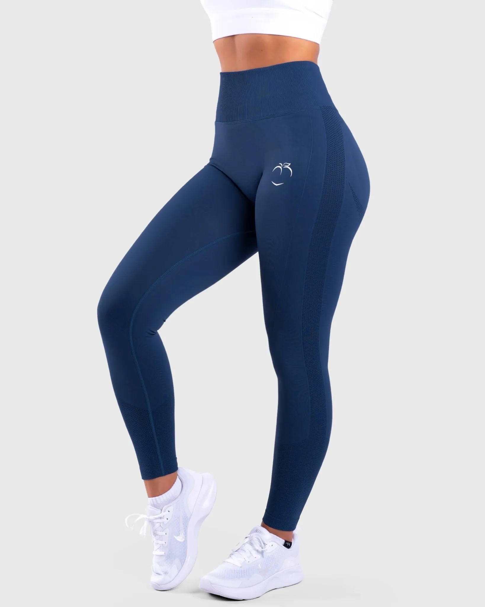 Navy Blue Lux Seamless Tights