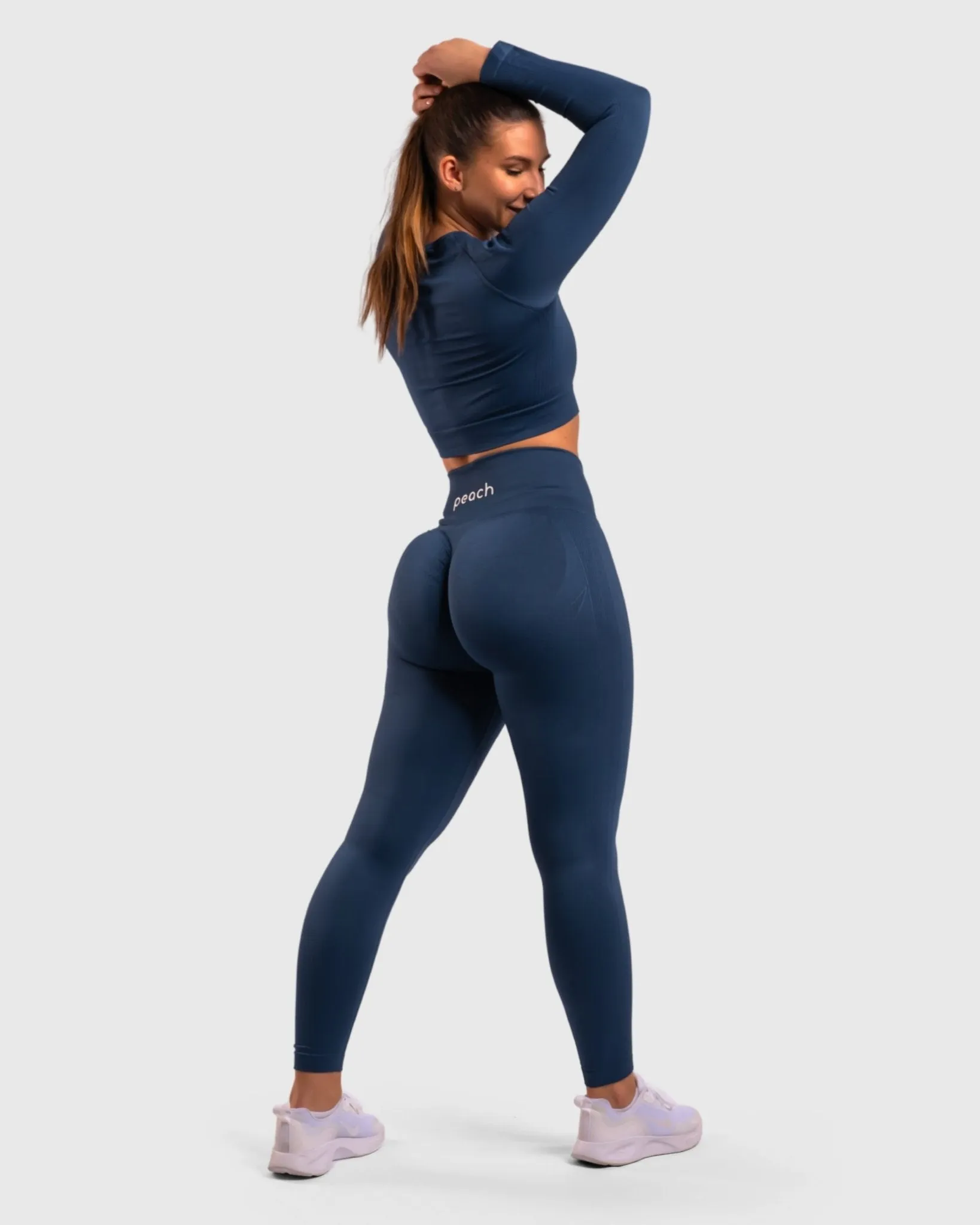 Navy Blue Lux Seamless Tights