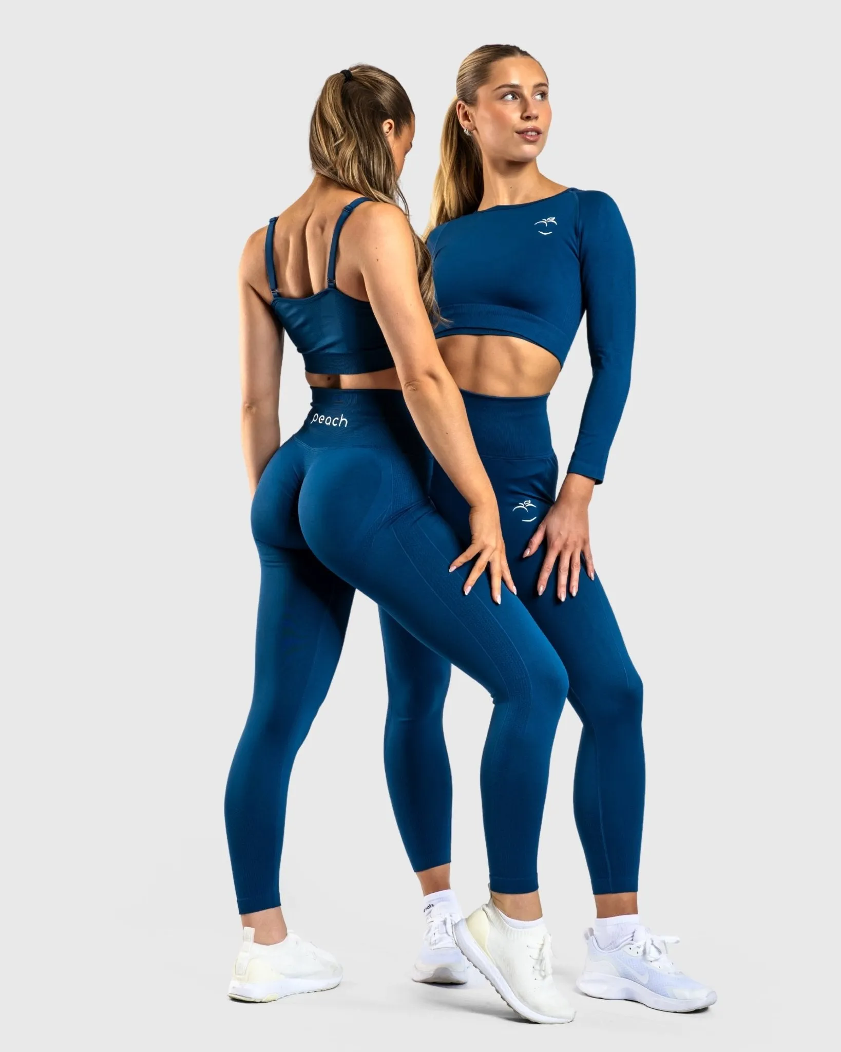 Navy Blue Lux Seamless Tights