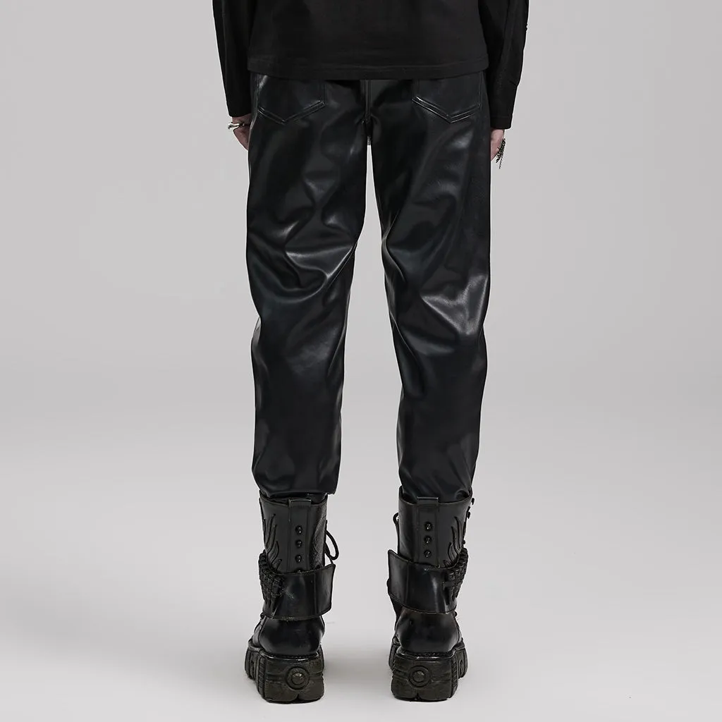 Punk faux leather pants WK-598PCM