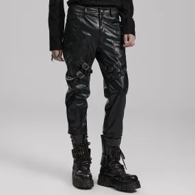 Punk faux leather pants WK-598PCM