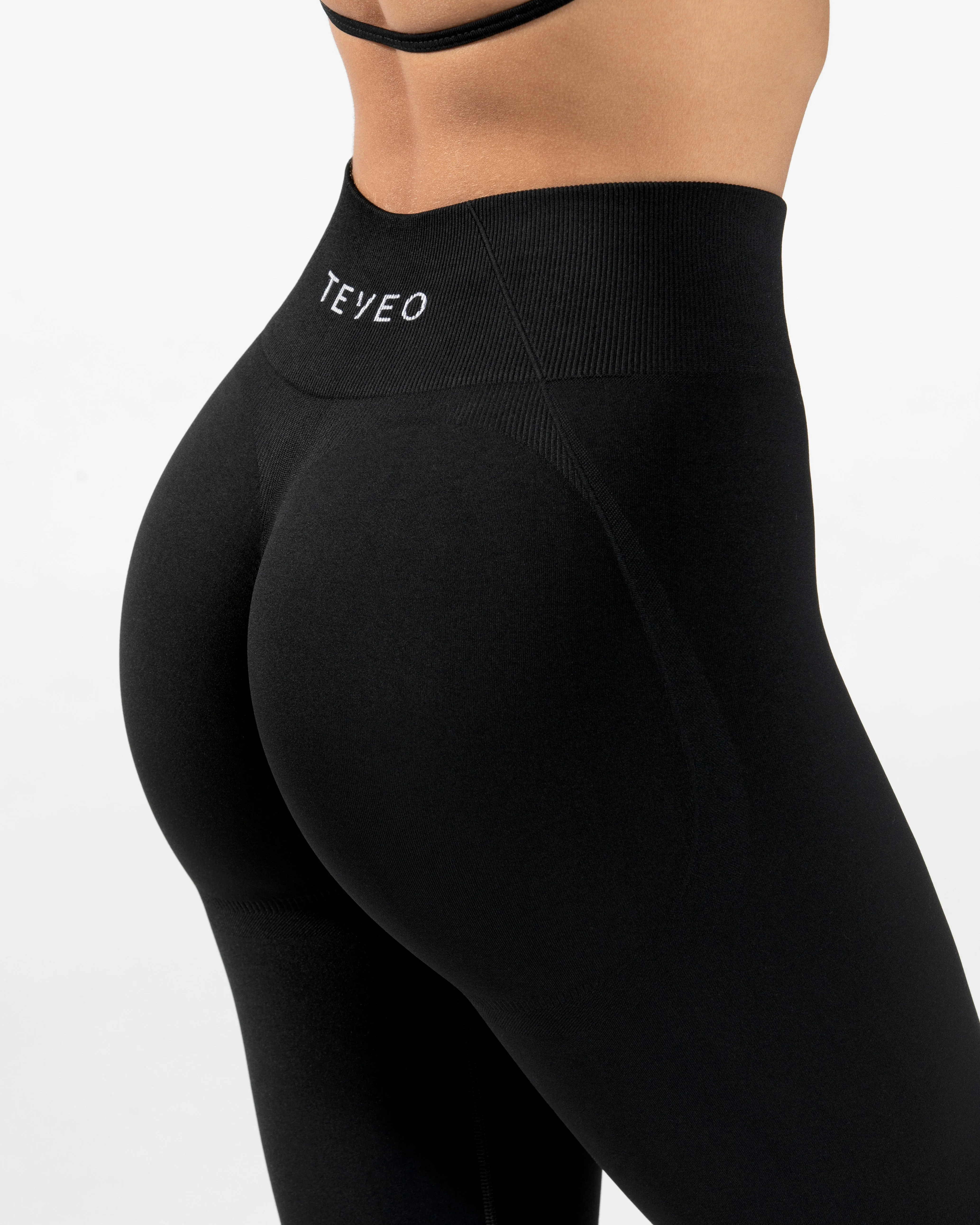 Pure Covert Scrunch Leggings "Schwarz"