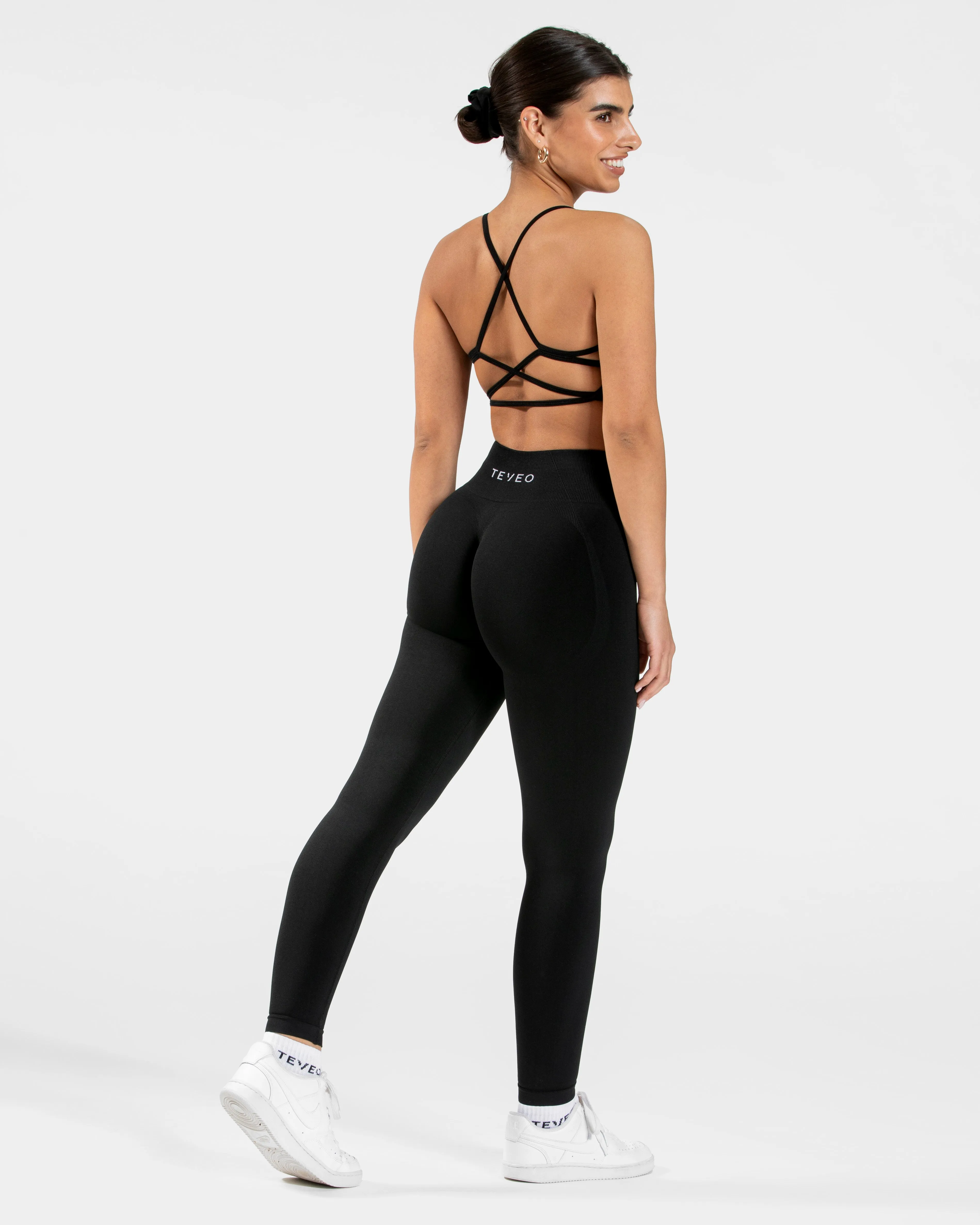 Pure Covert Scrunch Leggings "Schwarz"