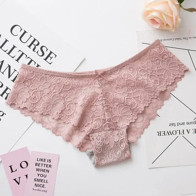 Sexy Lace Panties Women Fashion Cozy Lingerie Tempting