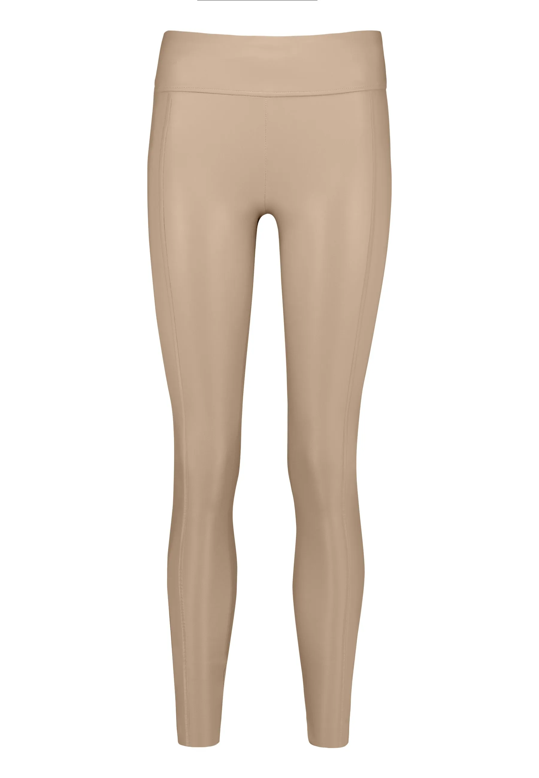 XOXO Yv. - Leather Sculpting Legging in Latte
